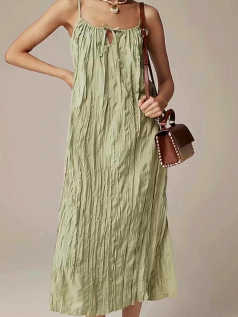 J Crew  Black Crinkle Swim Cover-Up Dress